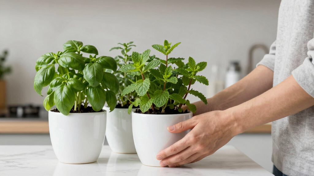 best indoor herb garden for kitchen counter
