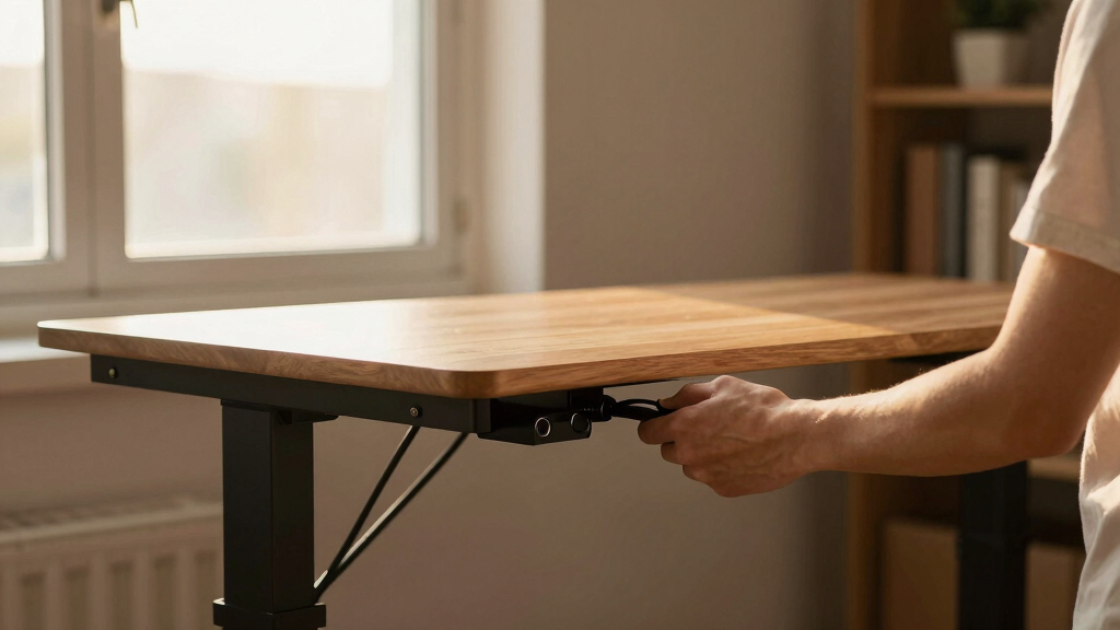 best electric standing desk with cable management