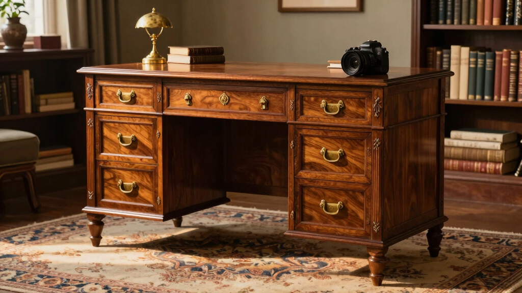 best antique-style writing desk for monster study