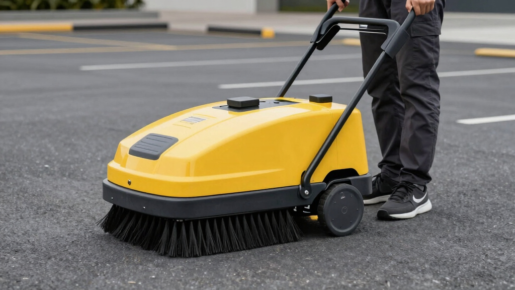 parking lot sweeper