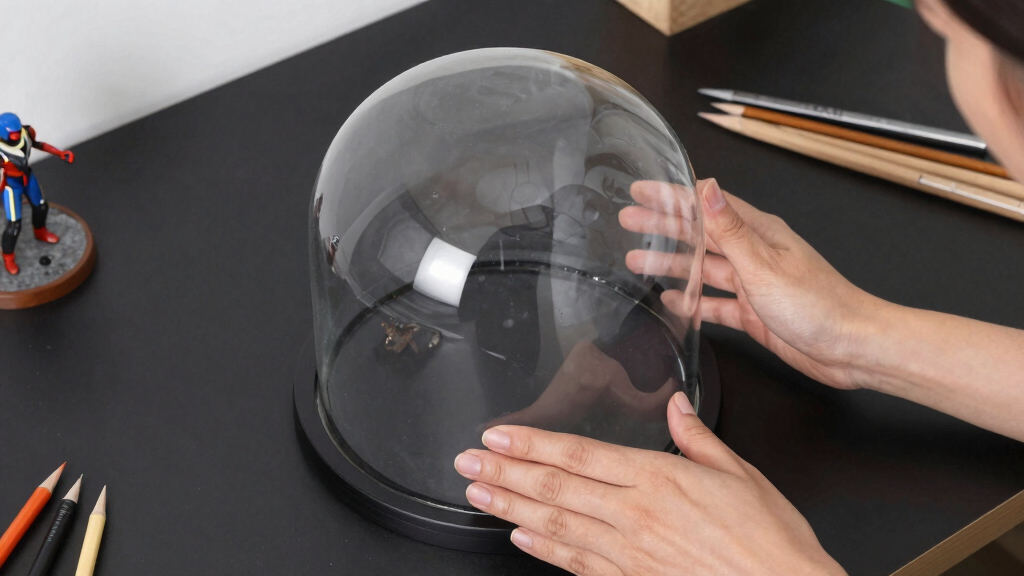 glass display dome large