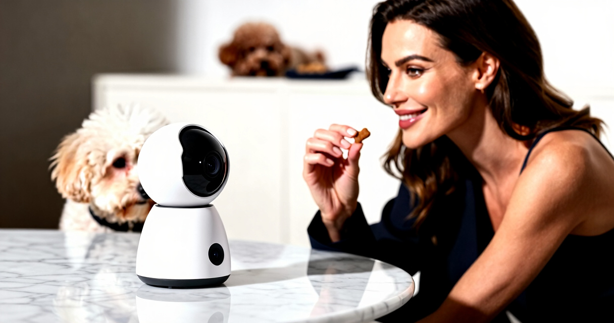 best pet cameras with treat dispenser