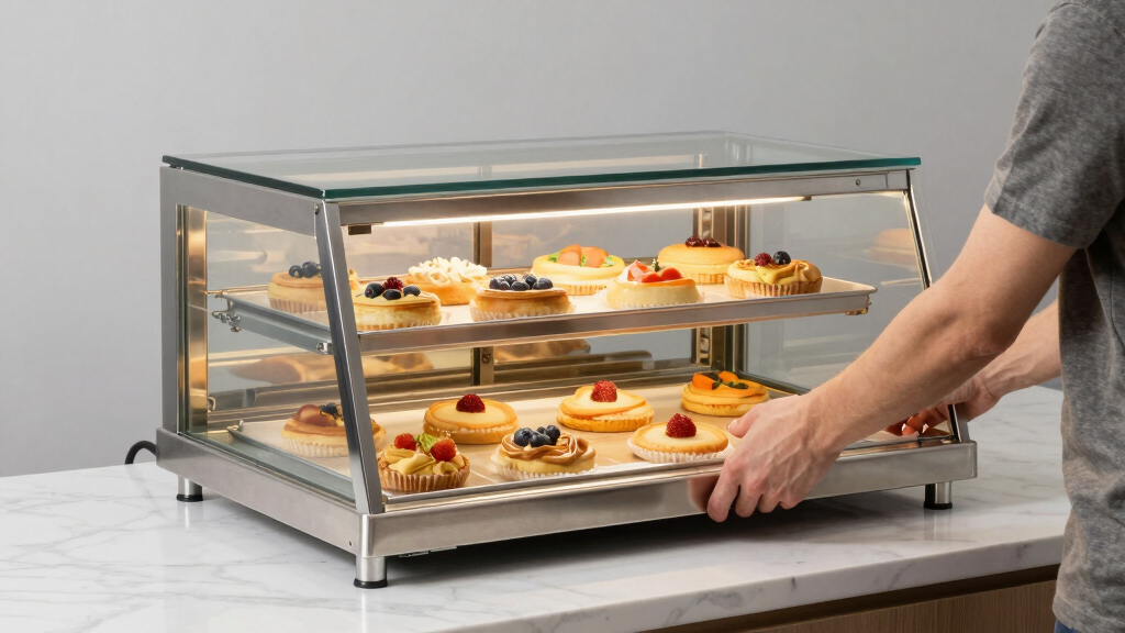 best countertop bakery display case refrigerated