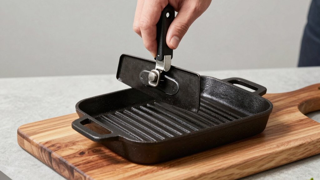best cast iron grill press heavy duty