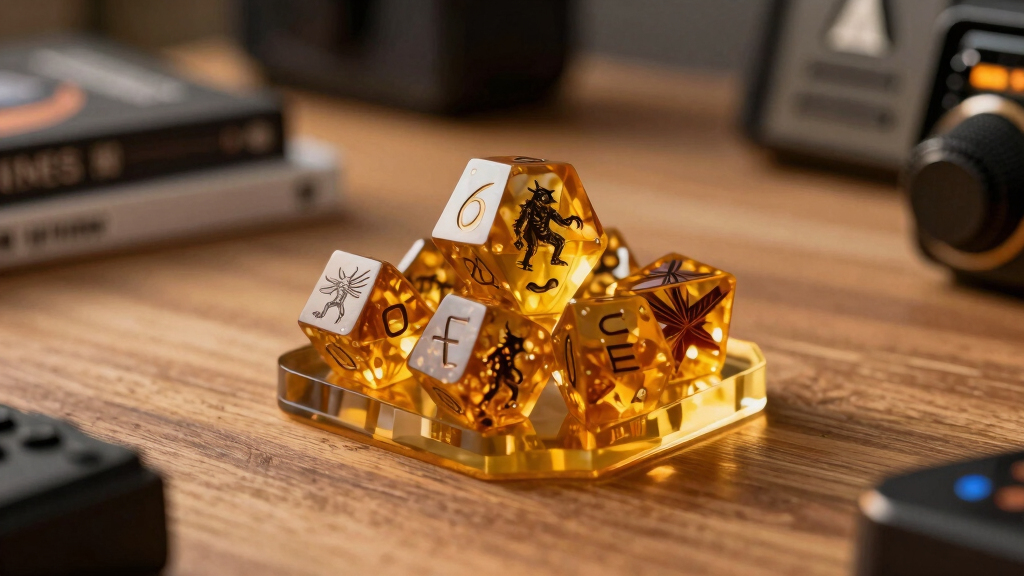 best resin dice display for monster gamers