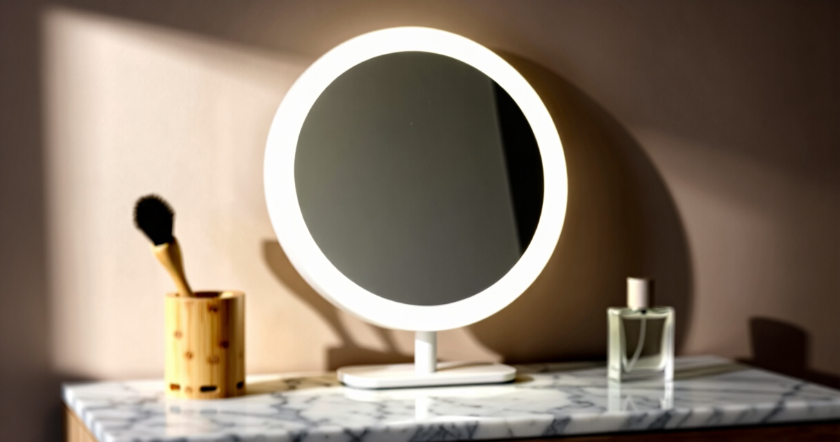vanity mirrors lighted