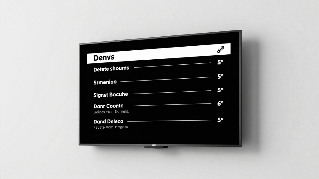 best digital menu board display commercial