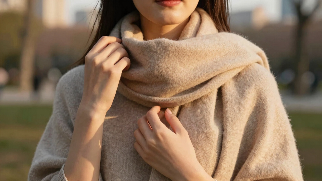 luxury cashmere scarf for women