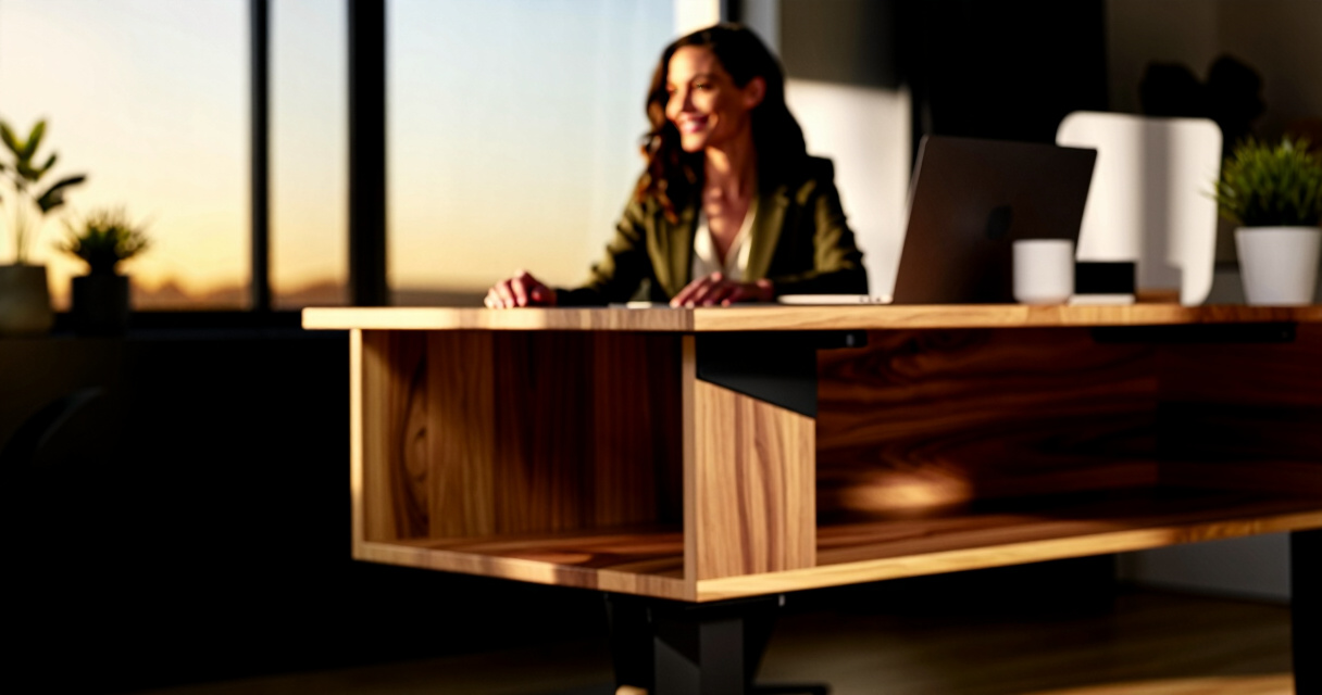 best standing desk with storage shelves