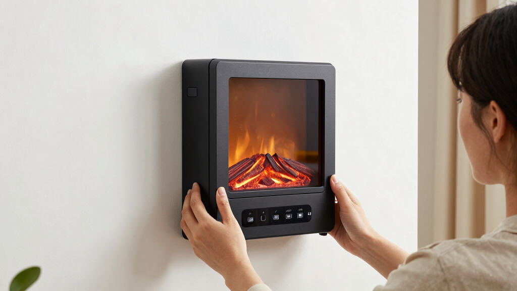 best smart electric fireplace wall mount