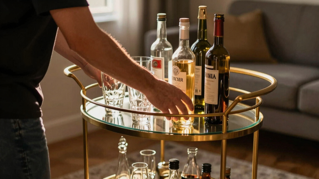 best bar carts for couples homes