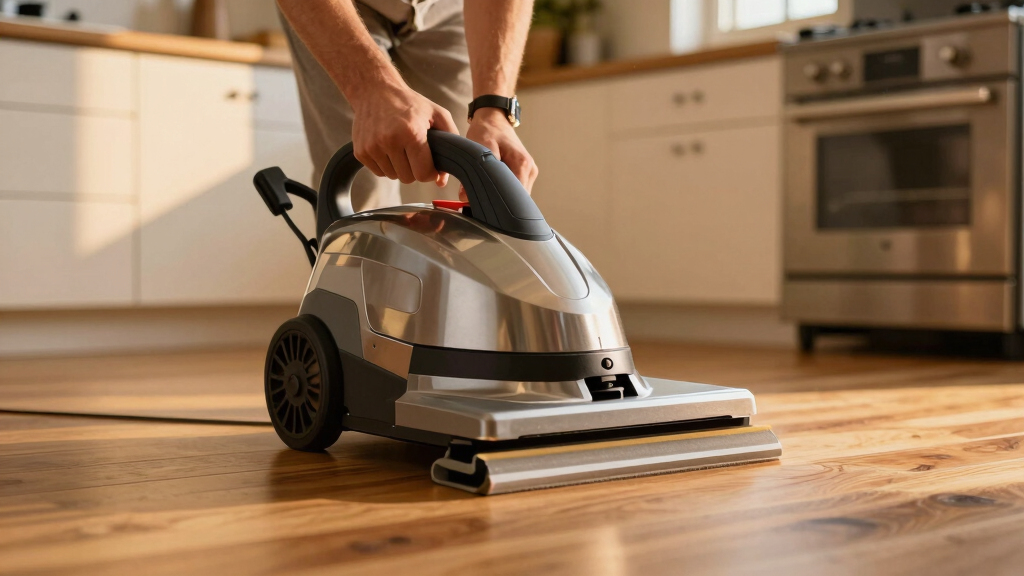 lithium floor scrubber
