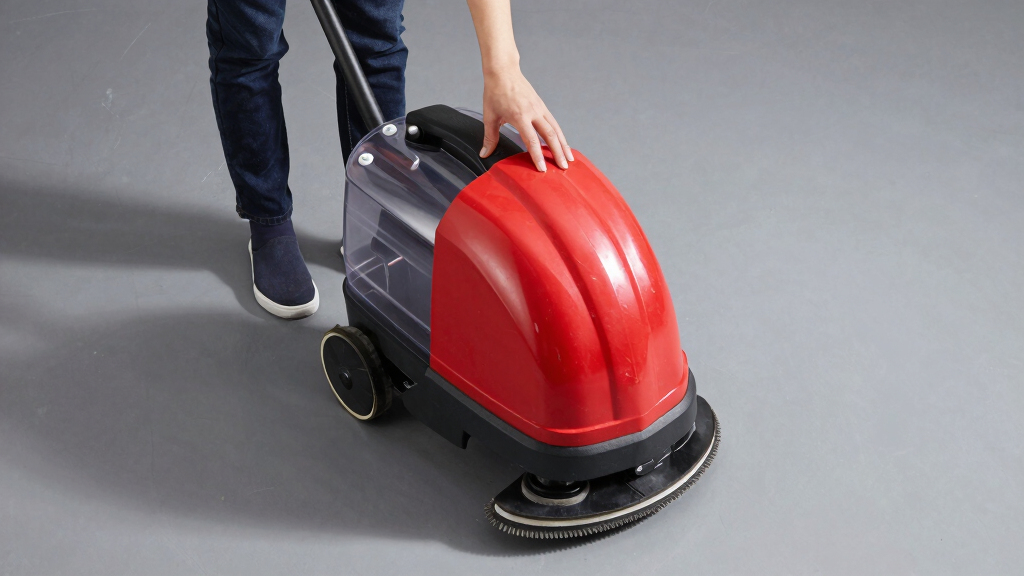 battery floor scrubber