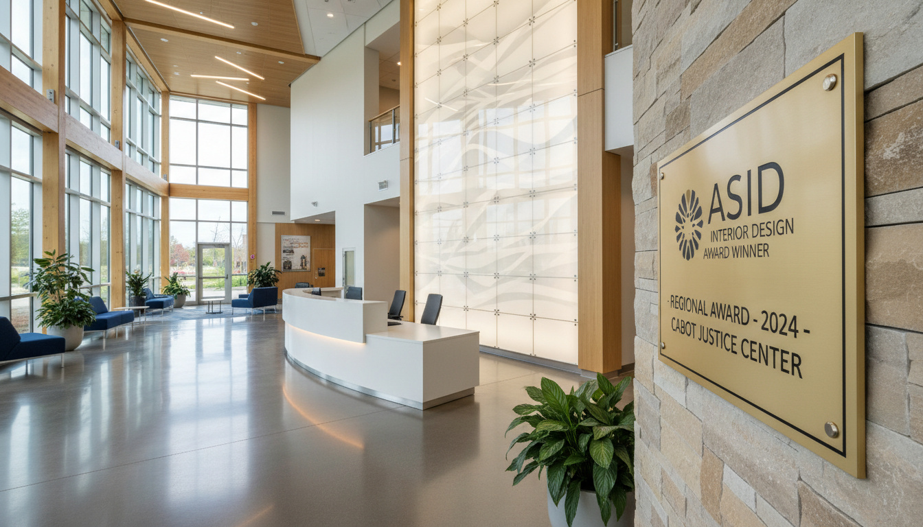 Featured image for Cabot Justice Center Wins Regional ASID Interior Design Award