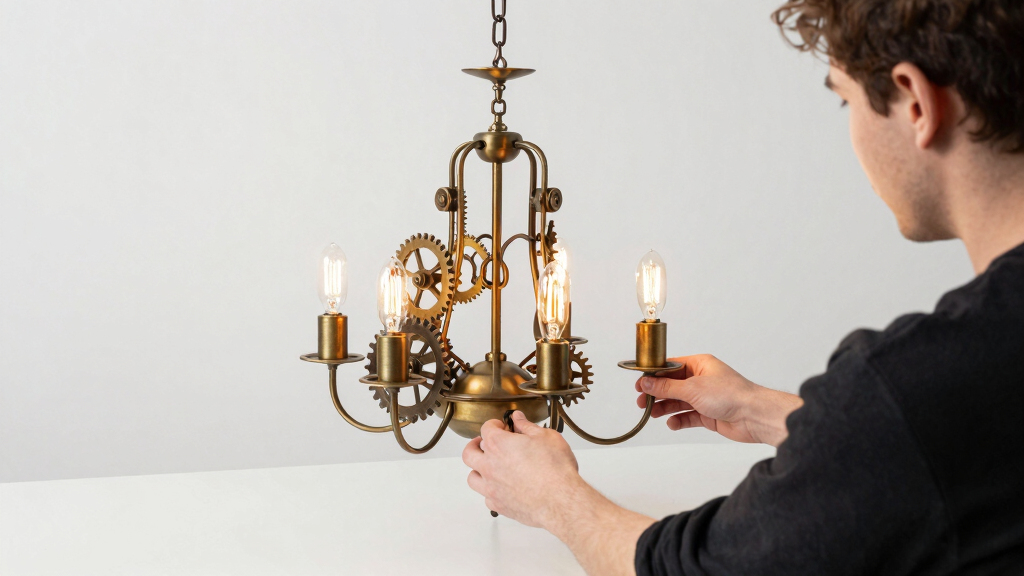 steampunk chandelier