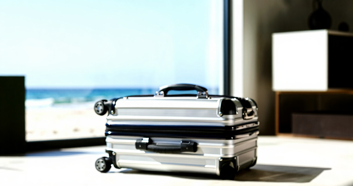 best premium couple travel luggage set aluminum