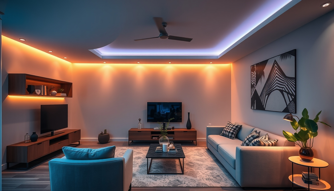 התקנת תאורה נסתרת בגבס: איך ליצור אווירה מיוחדת בנס ציונה