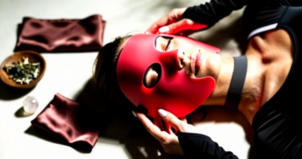 red light therapy face mask