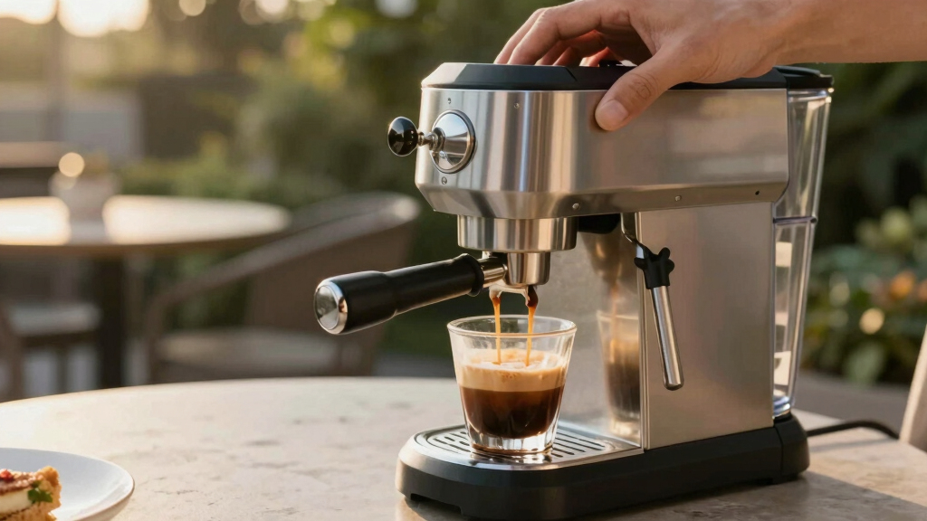 portable espresso machine premium
