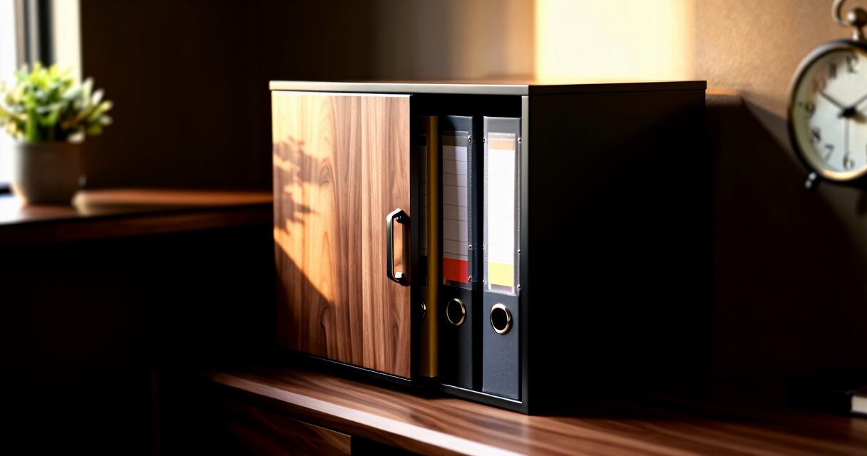 best locking storage cabinet for document binders