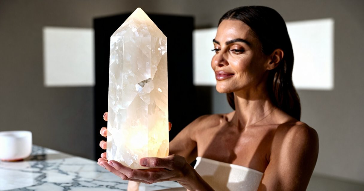selenite lamp tower