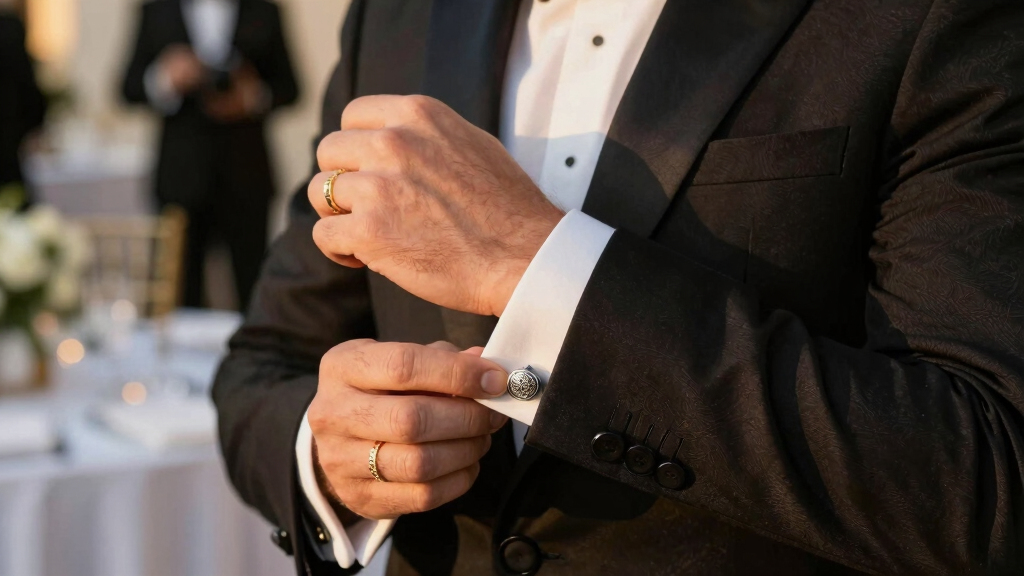 luxury cufflinks for black tie events