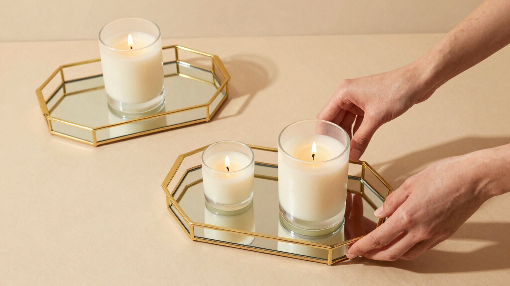 best decorative trays for candle styling