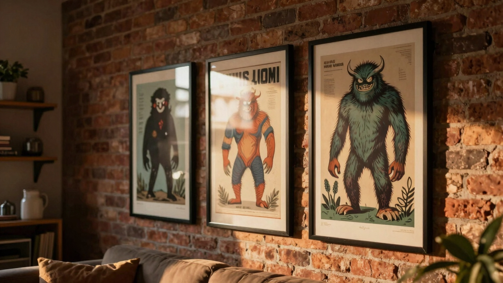 best framed vintage monster posters