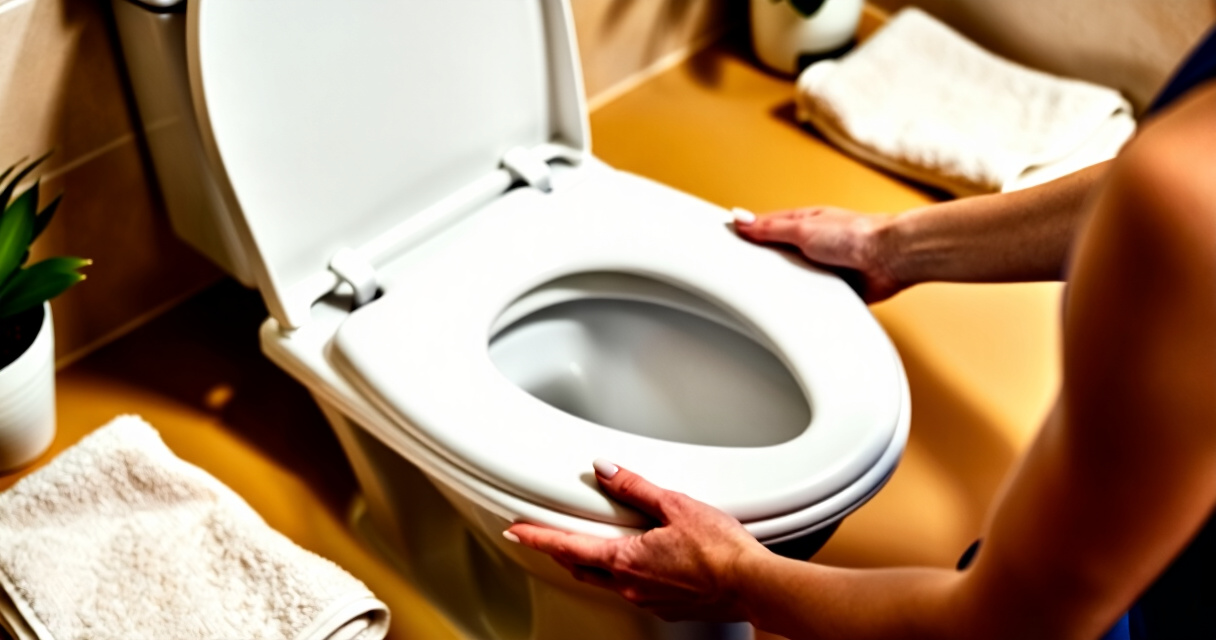 raised toilet seat with handles