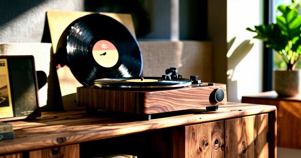 record players premium wood