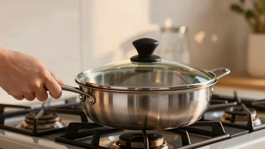 best stainless steel saute pan with lid