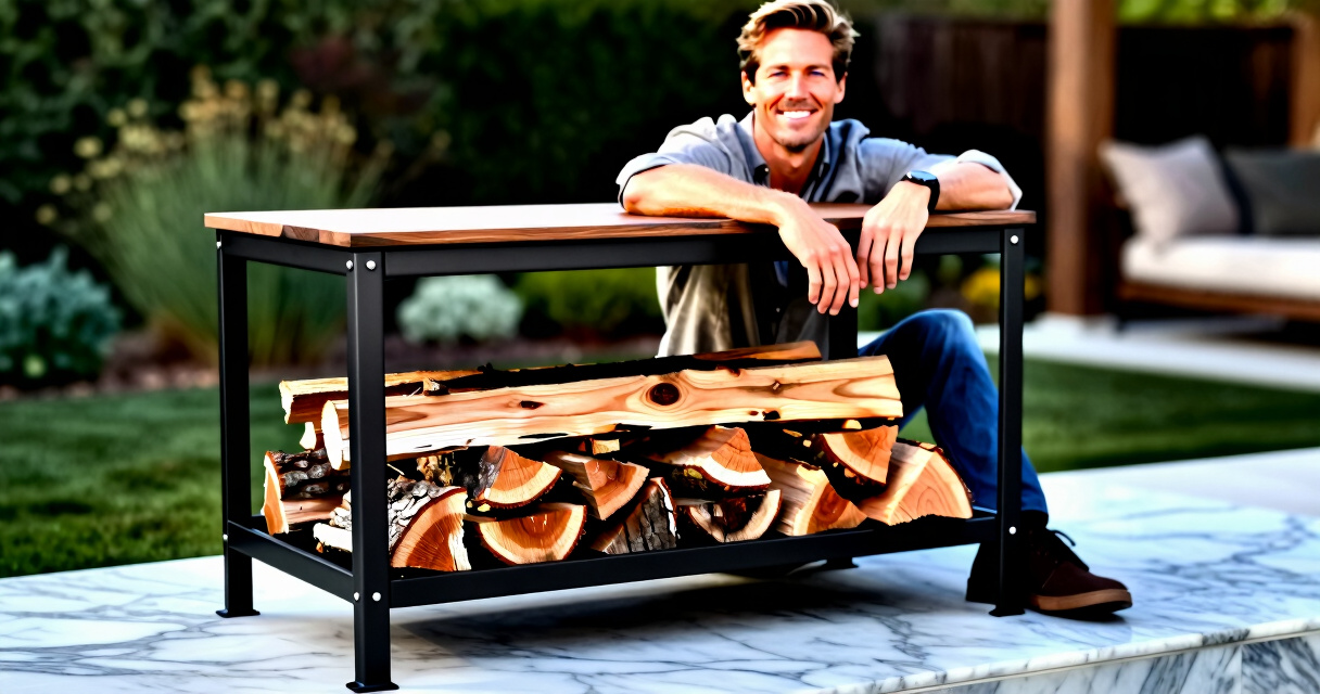 best outdoor firewood rack heavy duty covered
