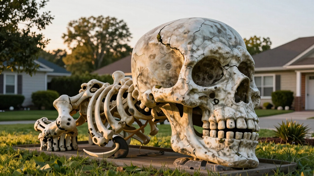 best giant skeleton decoration for monster yards