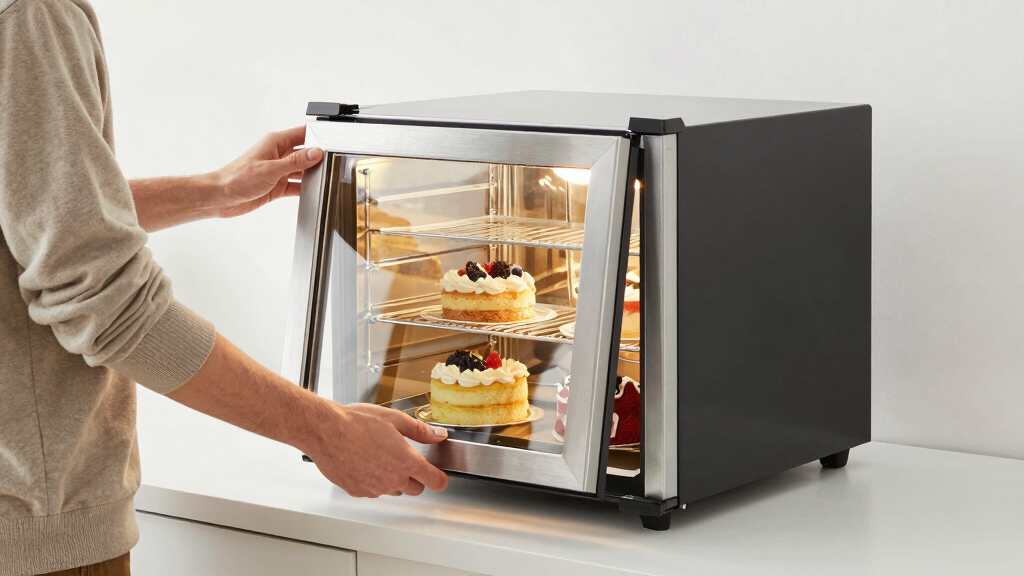 best countertop cake display fridge