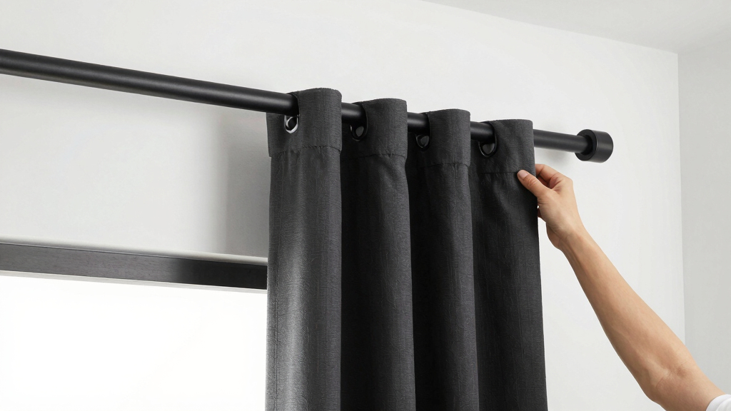 best for apartments curtain rod for blackout curtains