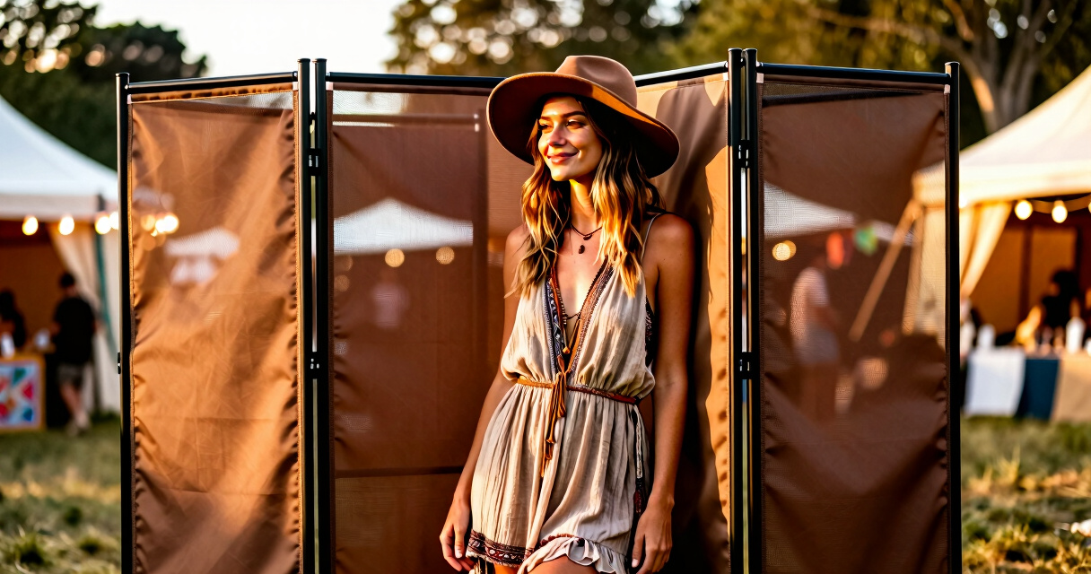 best camp privacy screen for festivals