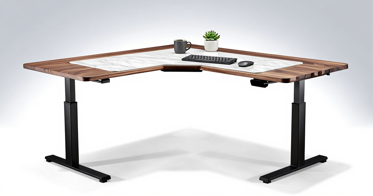 best l shaped standing desk for home office