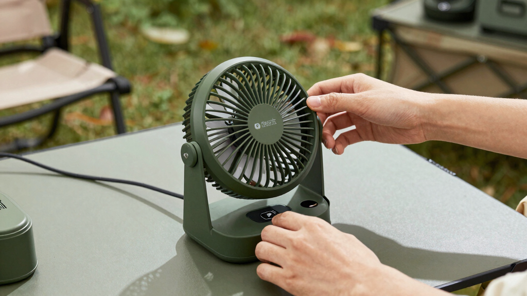 best battery powered outdoor fans for camping patios