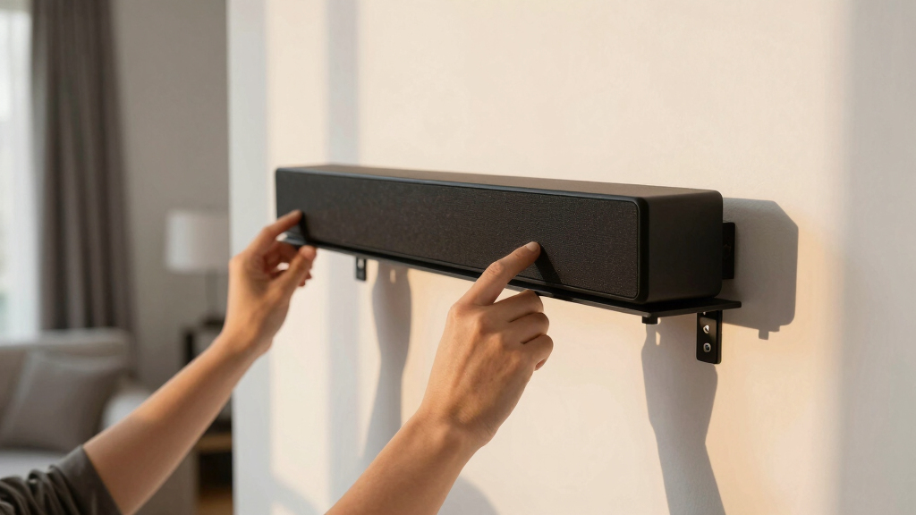best wall mounted soundbar shelf premium