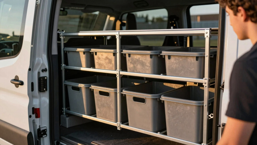 best modular storage systems for work vans