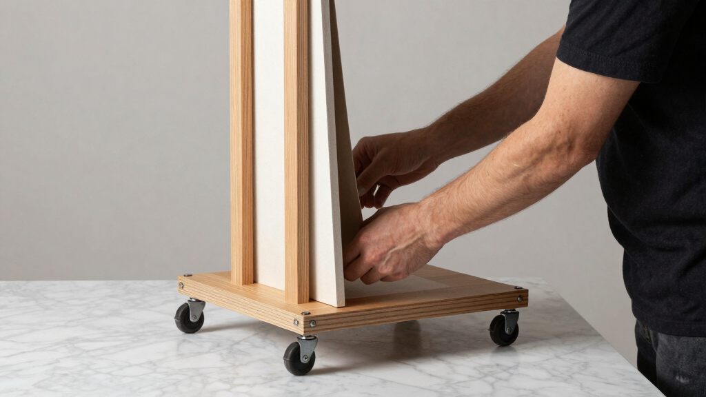 best rolling vertical art rack