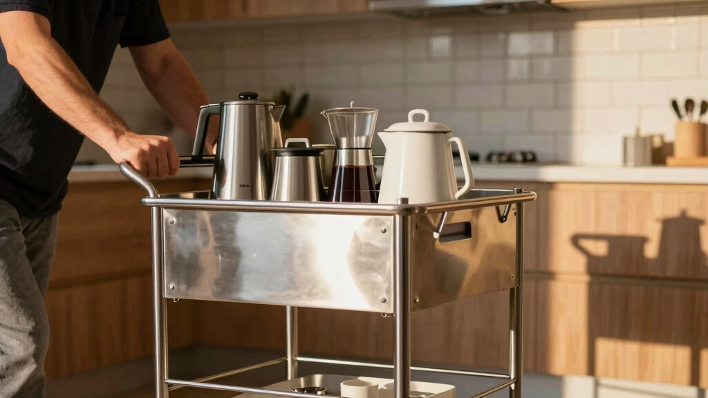 best premium rolling appliance cart for kitchen