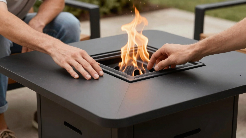 best fire pit dining tables for patios