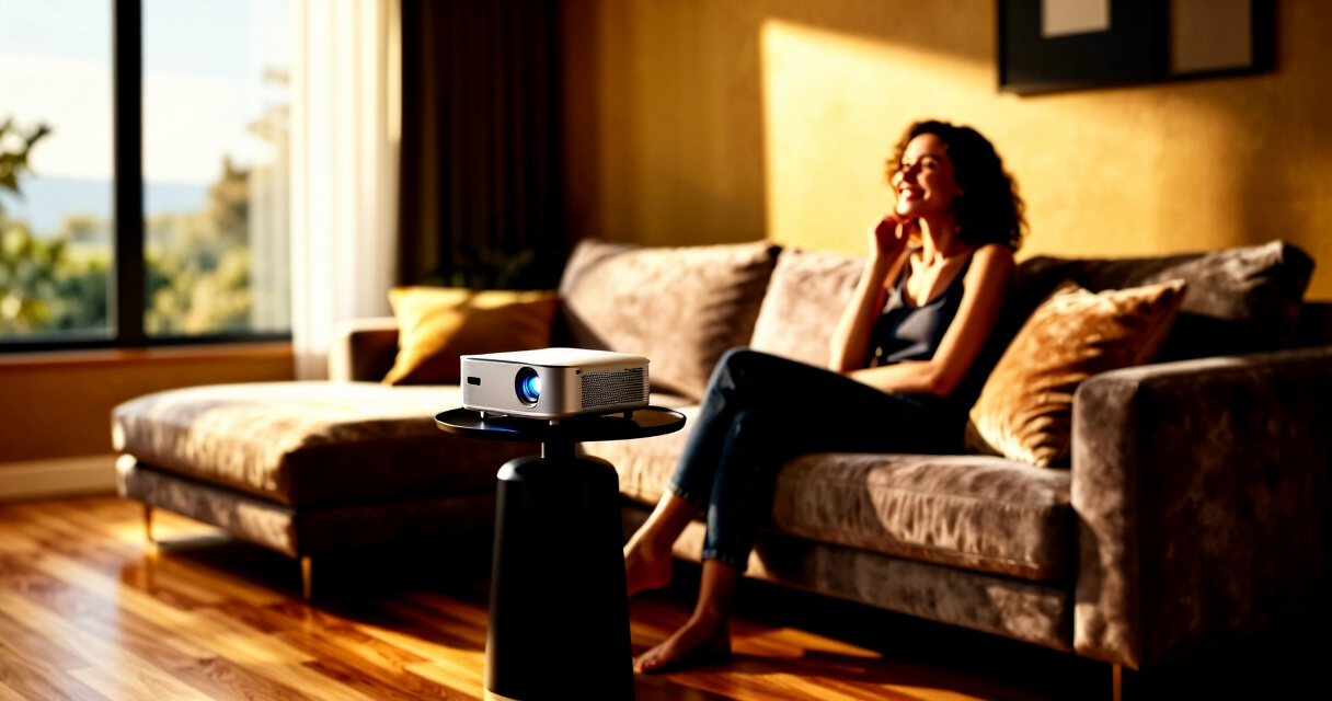 portable projector home theater
