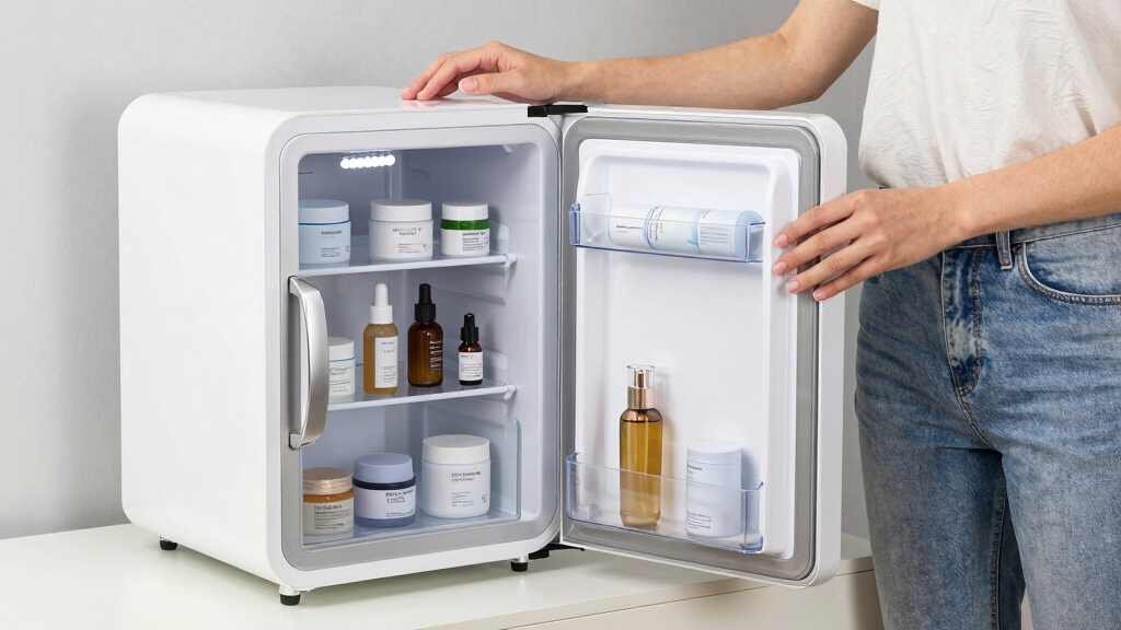 best mini fridges for dorm skincare storage