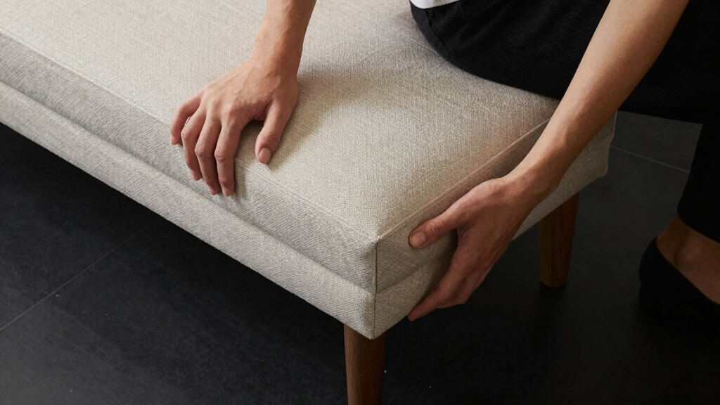 best upholstered benches for closet corners