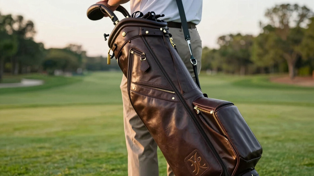 best luxury leather golf bag