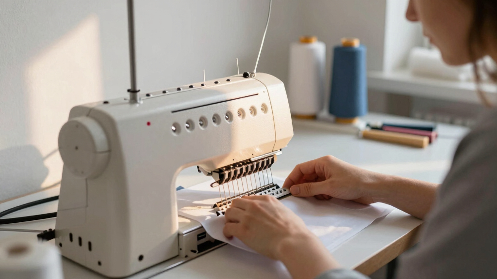 professional embroidery machine