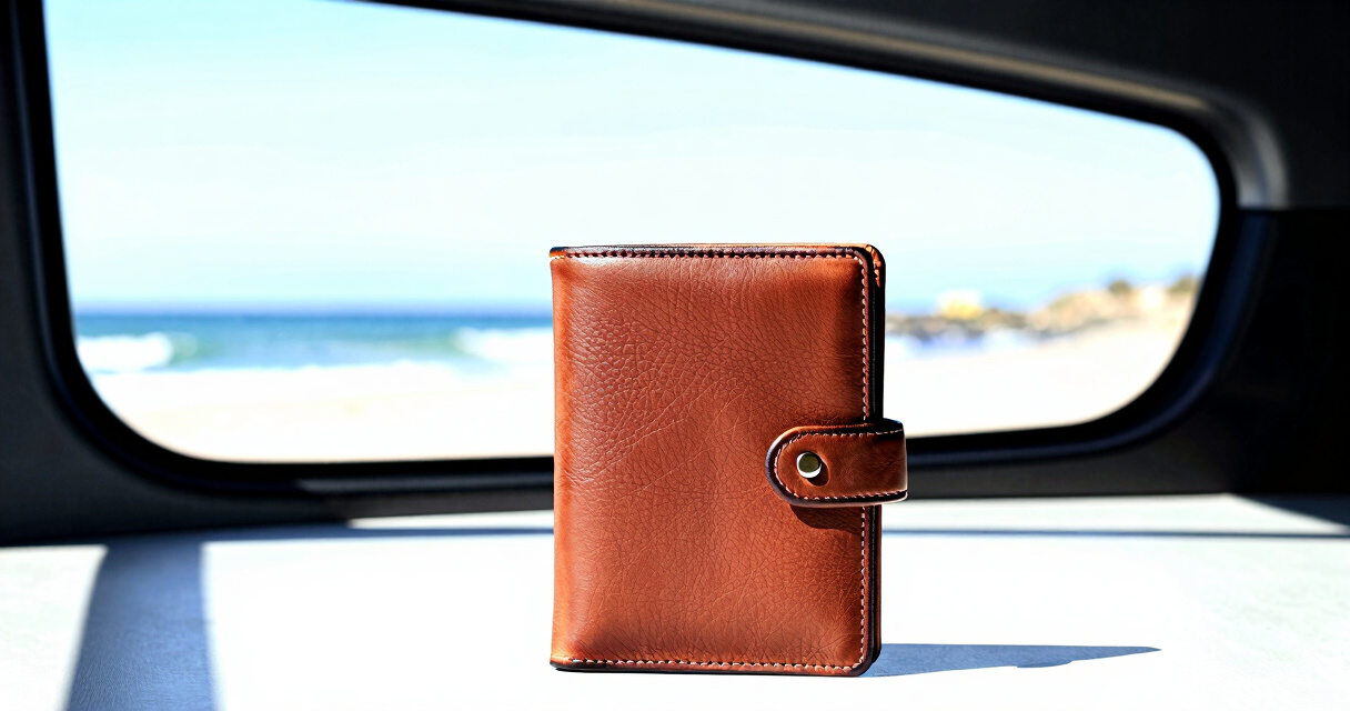 best leather passport wallet set premium