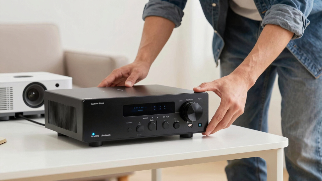 best av receiver for projector setup
